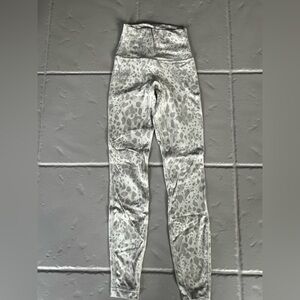 lululemon athletica Gray Patterned Leggings